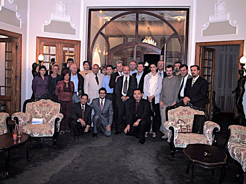 Group photograph of the Foreign Investors Council (F.I.C./C.I.S.) Buzău, September 2002.